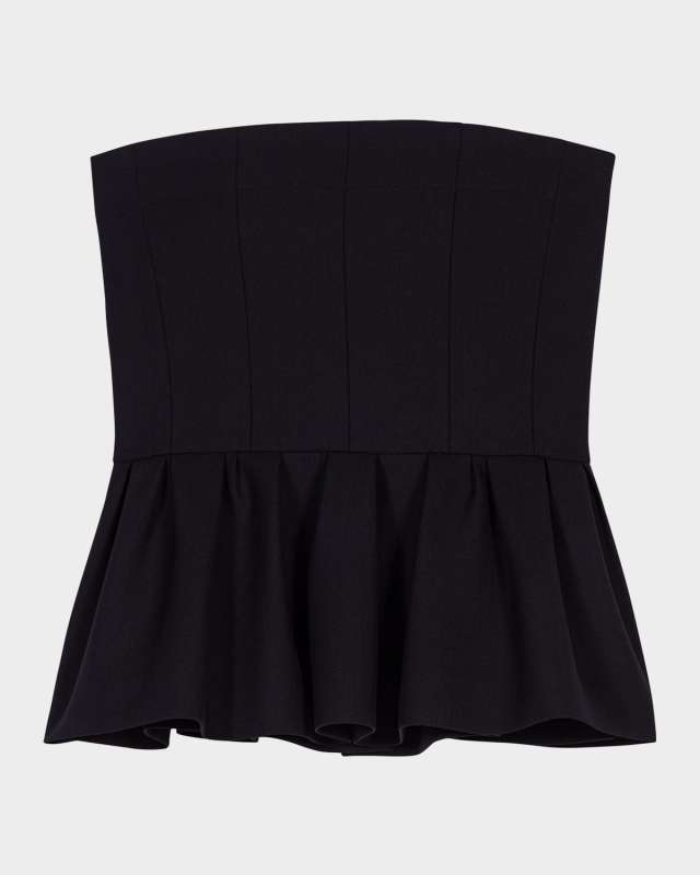 Lulieta Gabardine Bustier Top